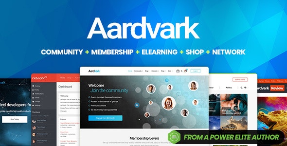 Aardvark – BuddyPress, Membership & Community Theme