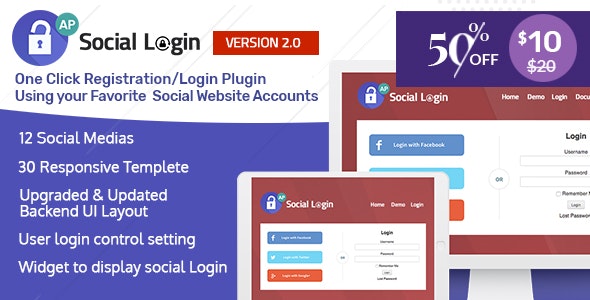 AccessPress Social Login – Social Login WordPress Plugin