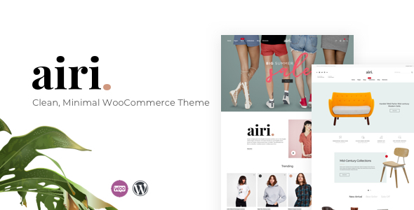 Airi – Clean, Minimal WooCommerce Theme