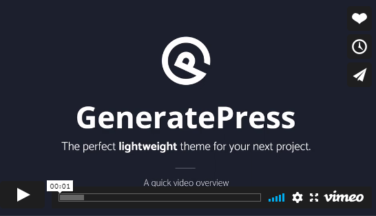 GeneratePress Premium – The Entire Collection of GeneratePress Premium Modules
