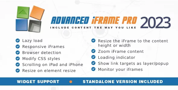 Advanced iFrame Pro – WordPress Plugin
