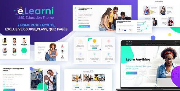 eLearni – Online Learning & Education LMS Theme