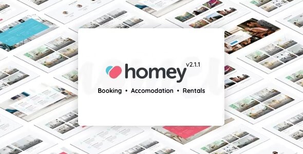 Homey - Booking and Rentals WordPress Theme v2.1.1