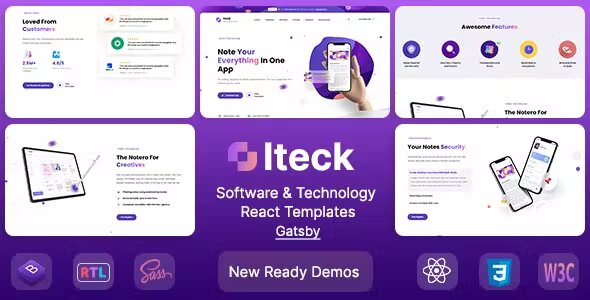 Iteck Software and Technology WordPress Theme