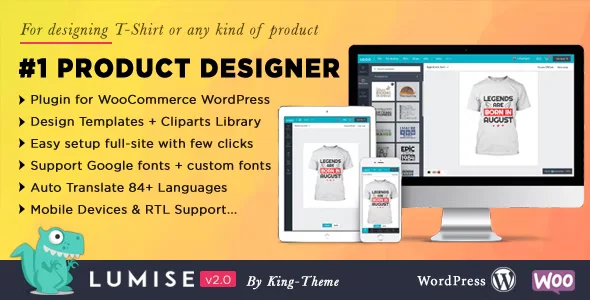 Product Designer for WooCommerce – Lumise