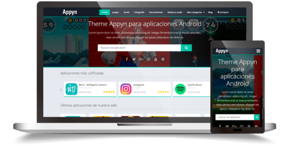 Appyn WordPress Theme – Themespixel Theme GPL license