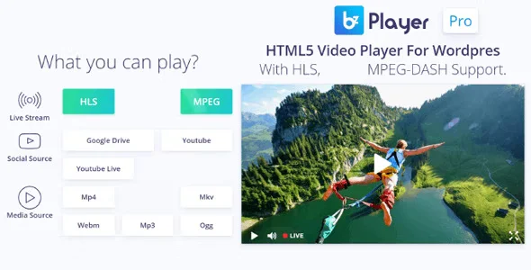 bzplayer Pro - Live Streaming Player WordPress Plugin GPL