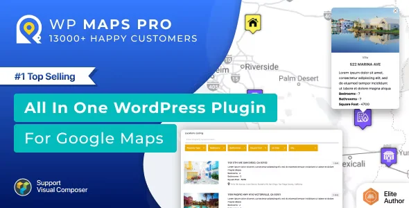 WP MAPS PRO – WordPress Plugin for Google Map